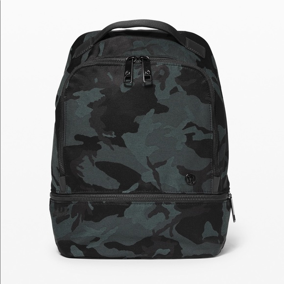 lululemon athletica Handbags - MINI city adventurer backpack camo black lululemon